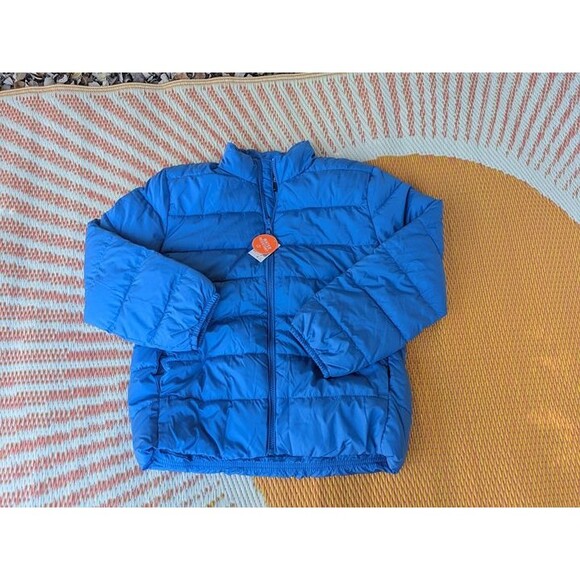 BNWT Blue puffer winter warm jacket kid's Large 10/12 Children's place - Picture 1 of 4